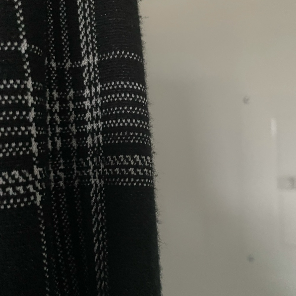 Le Chateau Belted Plaid Coat - Picture 8 of 11